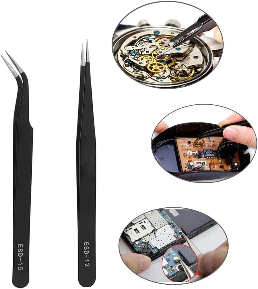 17 PCS Screwdriver Set, Screwdrivers Repair Kit with Different Sizes of Flathead