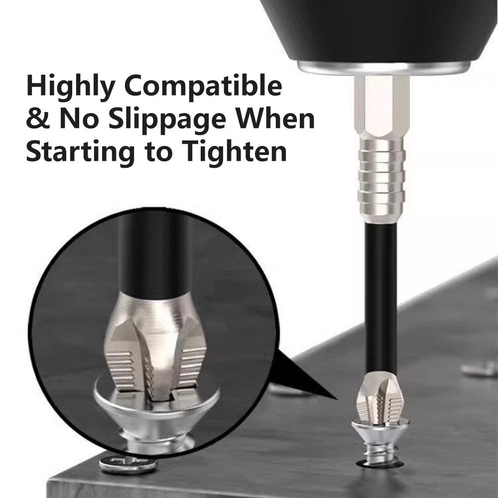 6pcs High-Magnetic Screwdriver Drill Bit Set Anti-Slip Magnetic Screwdriver Set