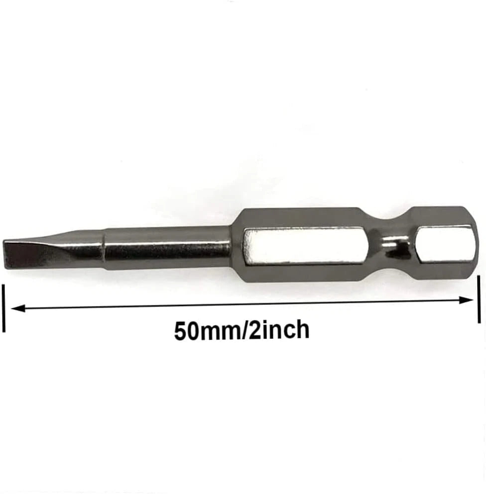 6 Pcs 50Mm 1/4 Hex Shank Magnetic Triangle Head Screwdriver Bit Set S2 Steel Scr