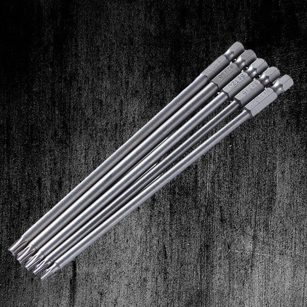 5 Pcs Batch Tool Torque Bits Set Screw Driver Drill Star Screwdriver