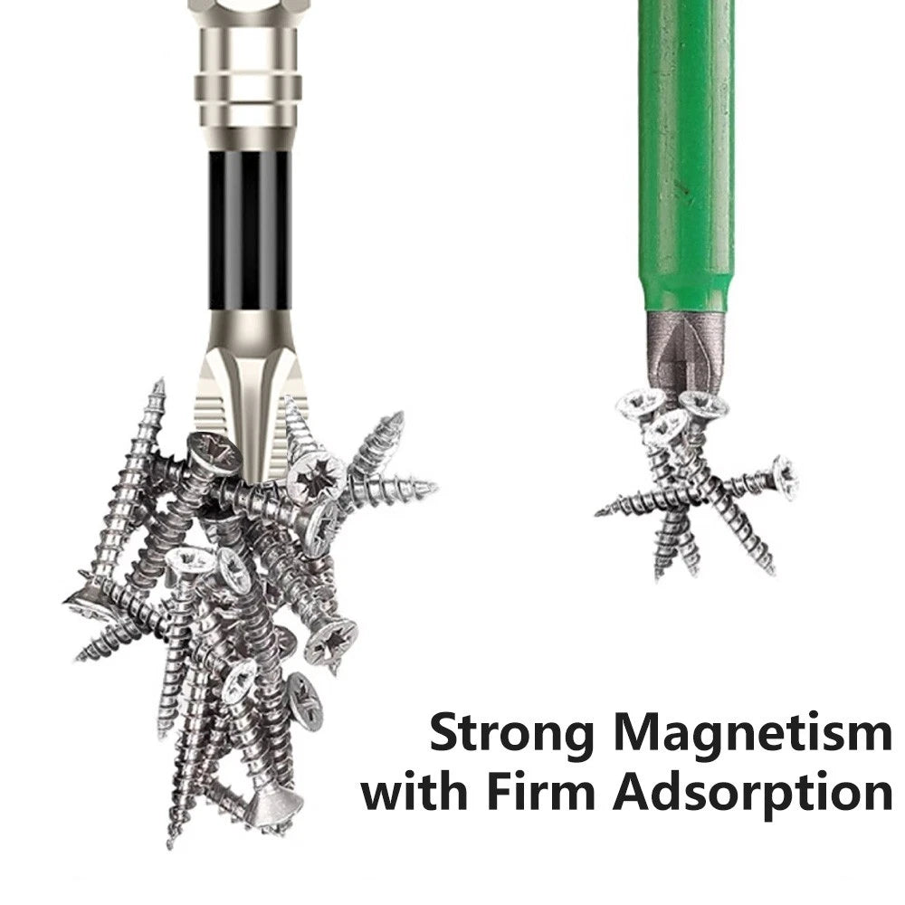 6pcs High-Magnetic Screwdriver Drill Bit Set Anti-Slip Magnetic Screwdriver Set