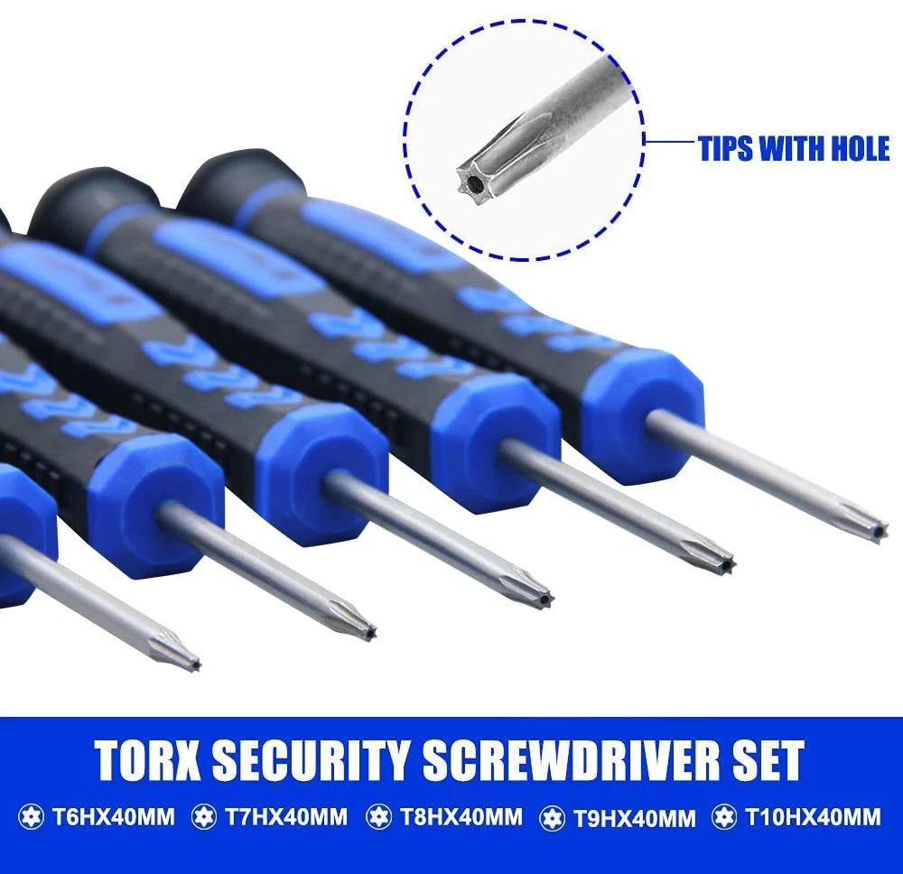 14 in 1 Torx Screwdriver Set with T1 T2 T3 T4 T5 T6 T7 T8 T9 T10 Security Tor...