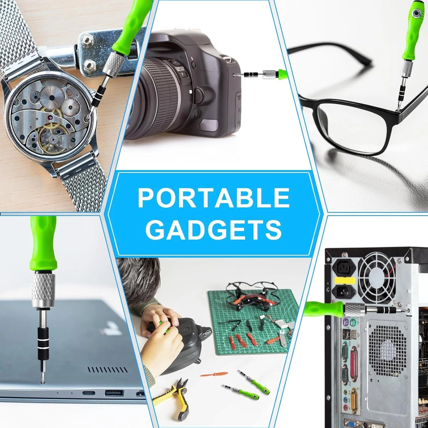 32 in 1 Small Precision Screwdriver Set, Zoikuloi Tiny Magnetic Screwdriver Sets