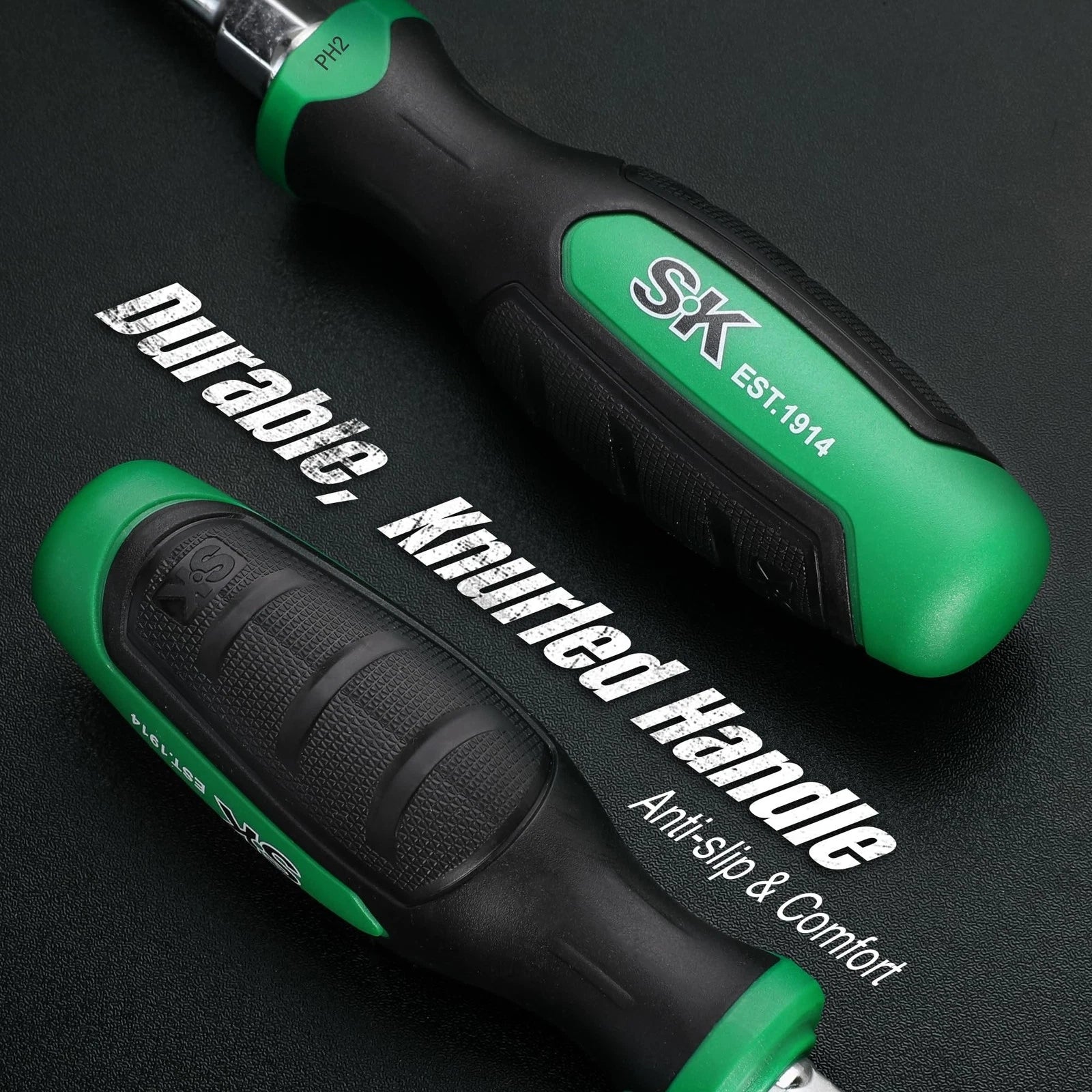 5-Piece Phillips Screwdriver Set, Magnetic Screwdriver Set, S2 Steel, SureGri...