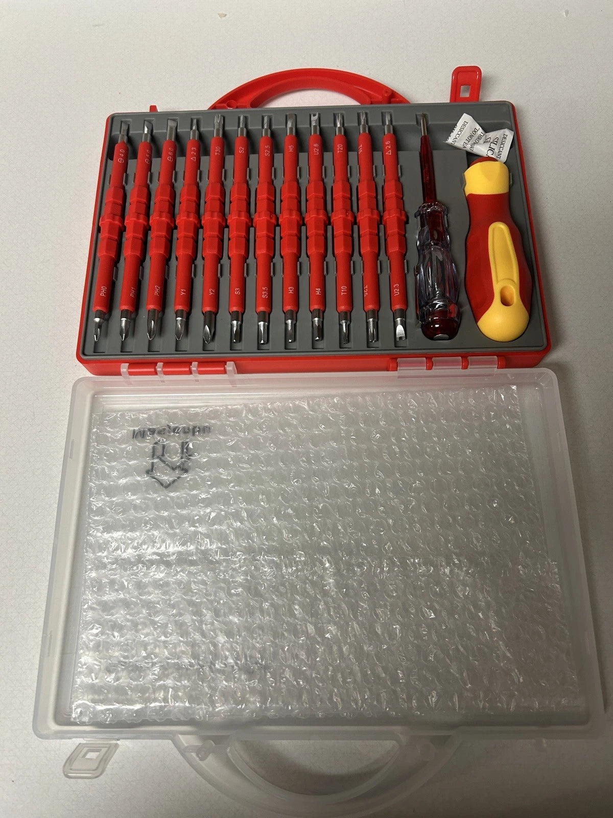1000V Insulated Screwdriver Set for Electrician, All in One 24 Pcs Strong Bit wi