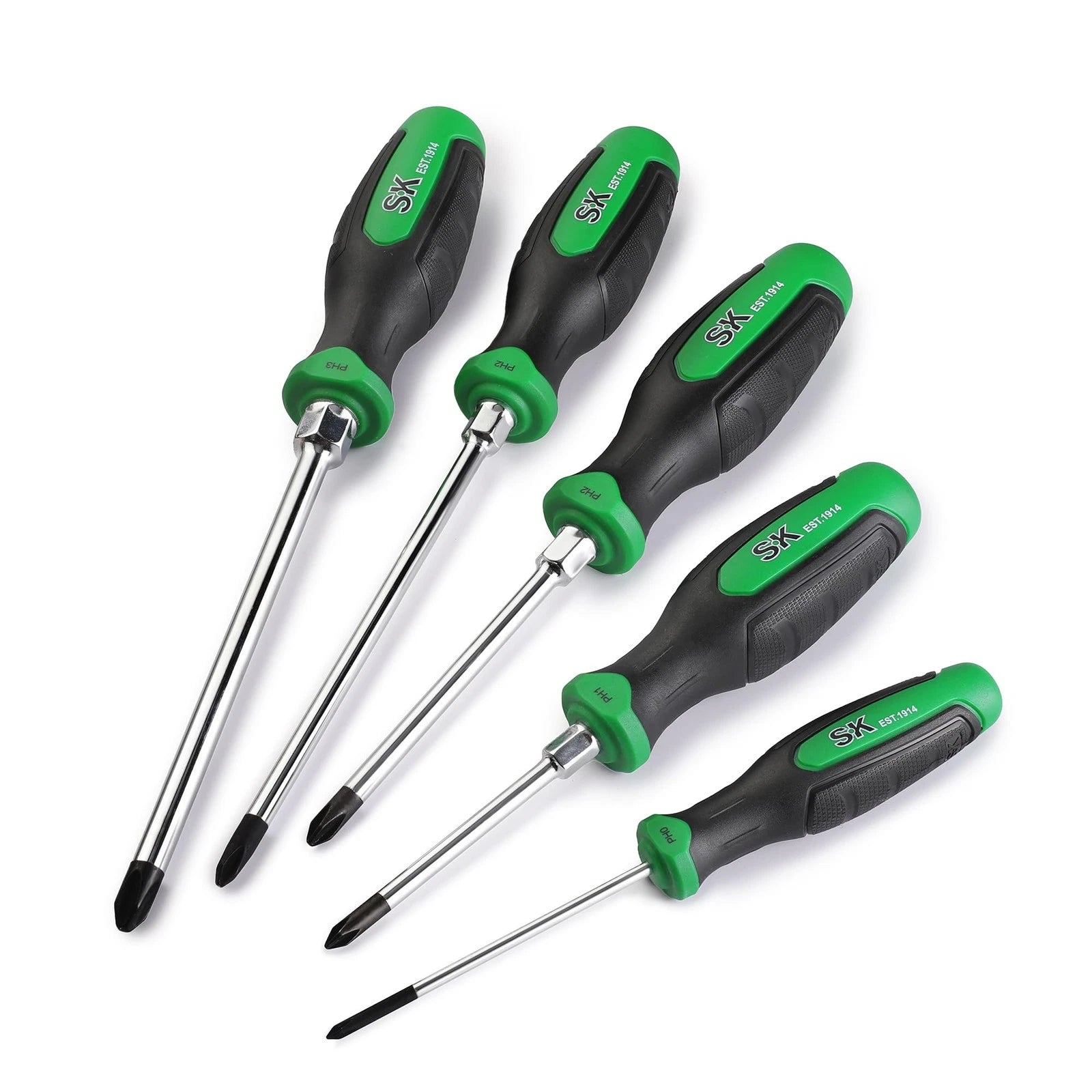 5-Piece Phillips Screwdriver Set, Magnetic Screwdriver Set, S2 Steel, SureGri...