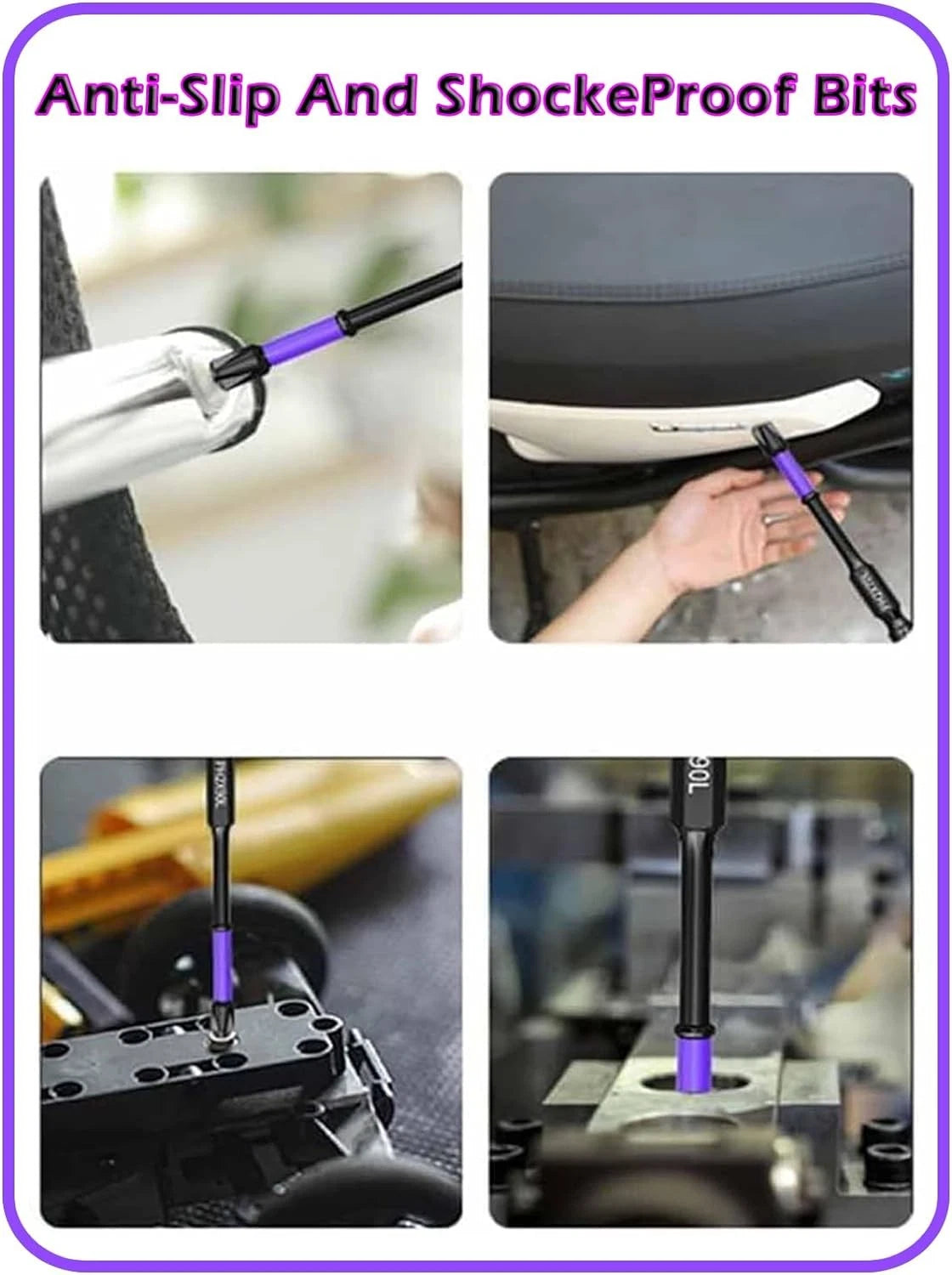 30X Magnetic Anti-Slip PH2 Impact Driver Phillips Screwdriver Drill Bit Tool Set