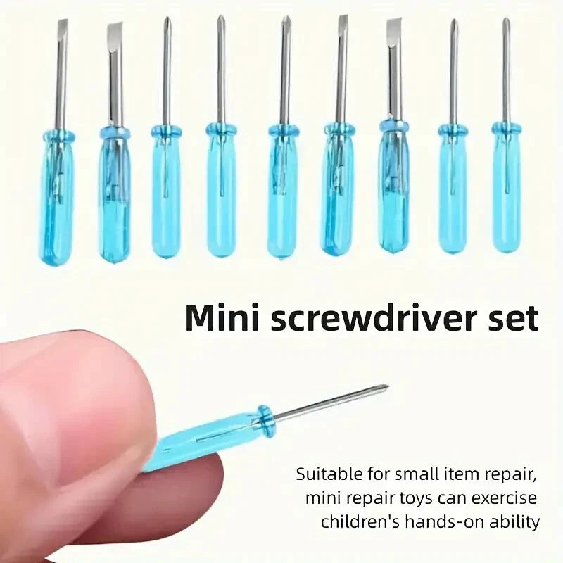 10pcs mini screw driver set , Suitable for Small Repair , Handy Screw Tool Set