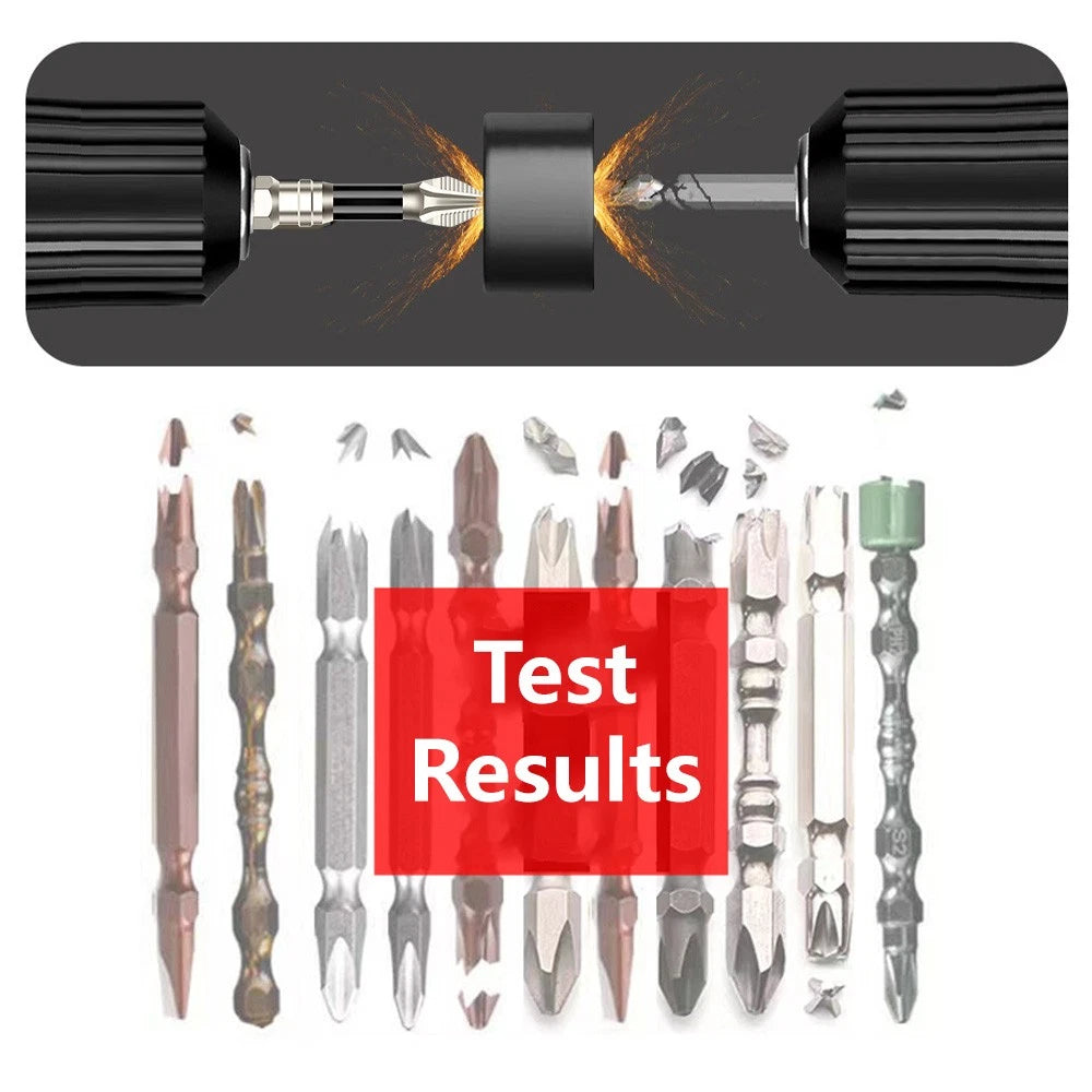 6pcs High-Magnetic Screwdriver Drill Bit Set Anti-Slip Magnetic Screwdriver Set
