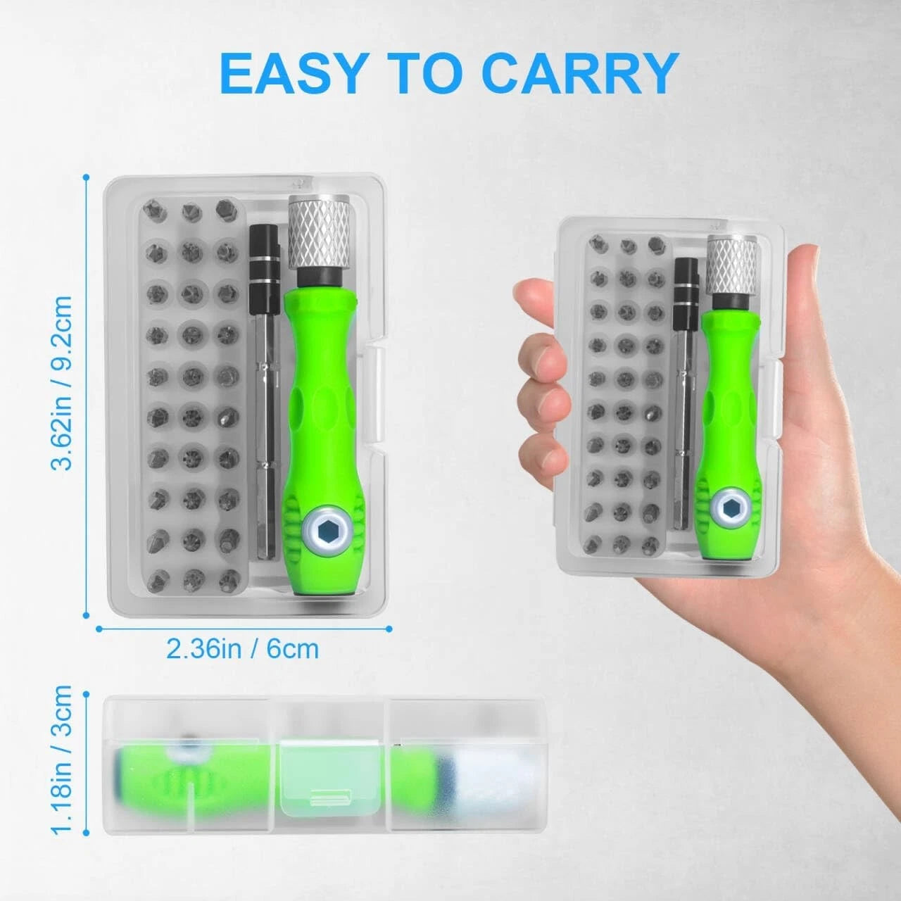 32 in 1 Small Precision Screwdriver Set, Zoikuloi Tiny Magnetic Screwdriver Sets