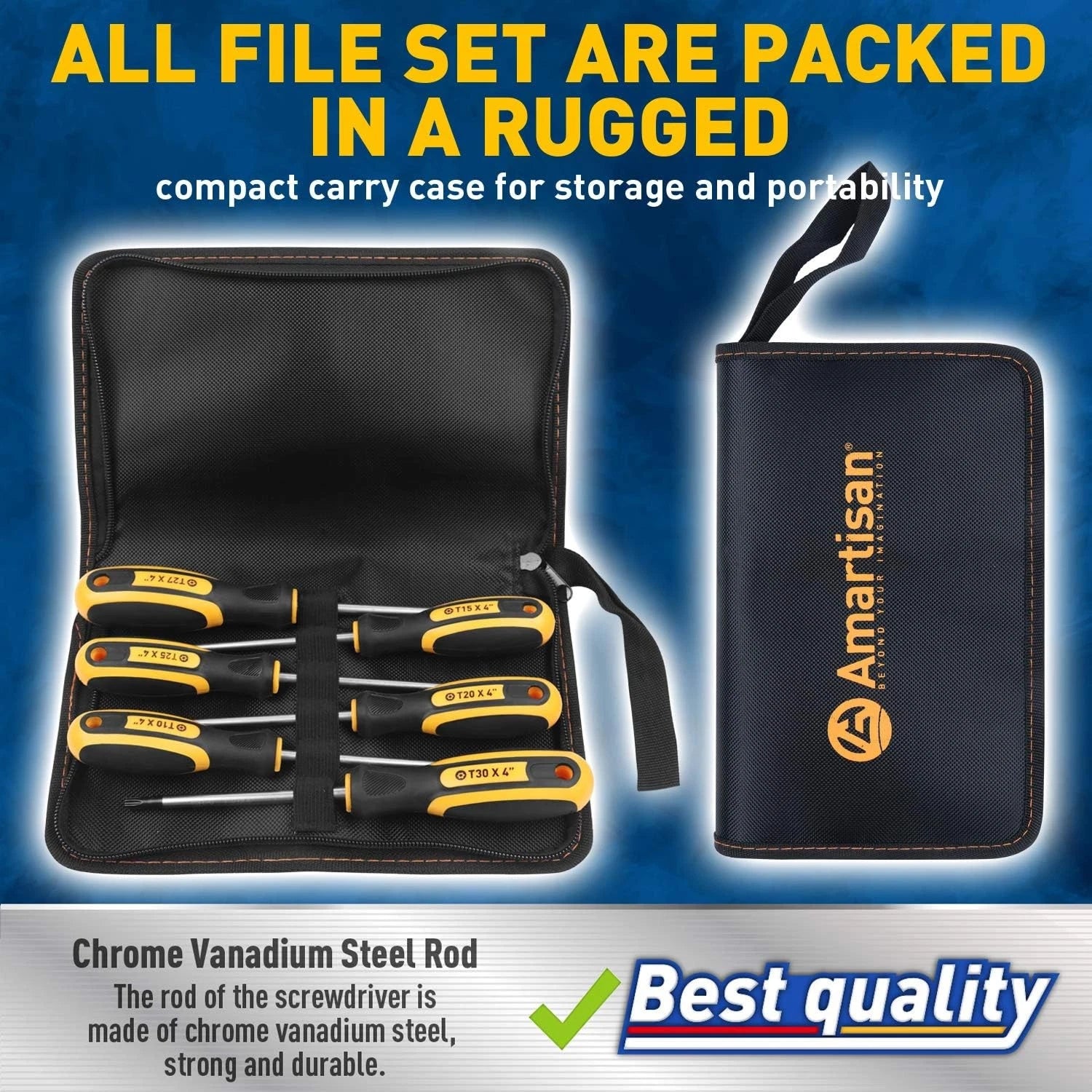 6-PIECE MAGNETIC TORX SCREWDRIVERS SET Driver Star Screwdriver T10 - T30 Tools