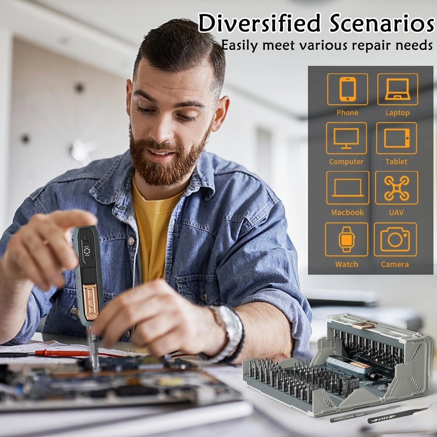 180 in 1 Manual Precision Screwdriver Set, Professional Computer Screwdriver Kit