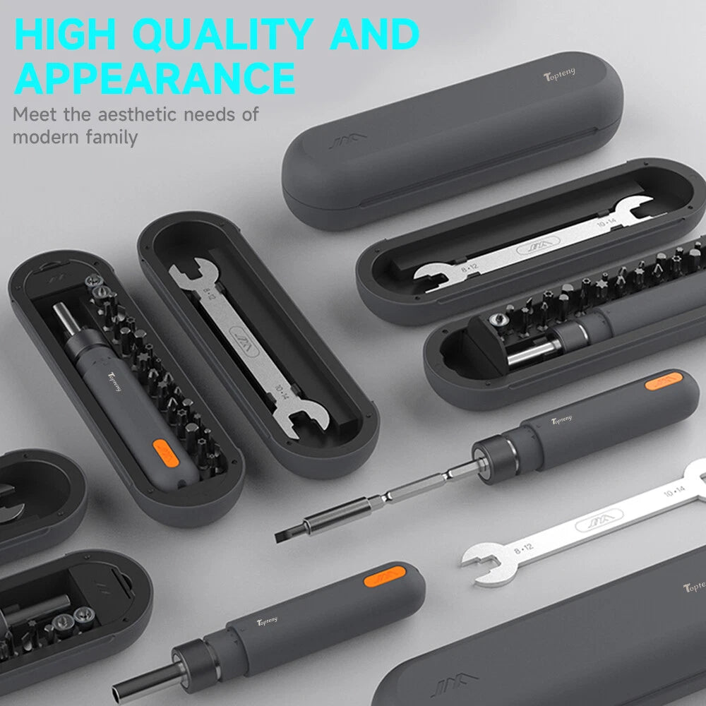 28-in-1 Multifunctional 50Nm Torque Ratchet Screwdriver Set E0