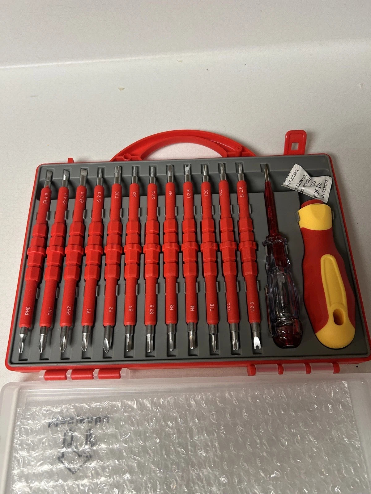 1000V Insulated Screwdriver Set for Electrician, All in One 24 Pcs Strong Bit wi