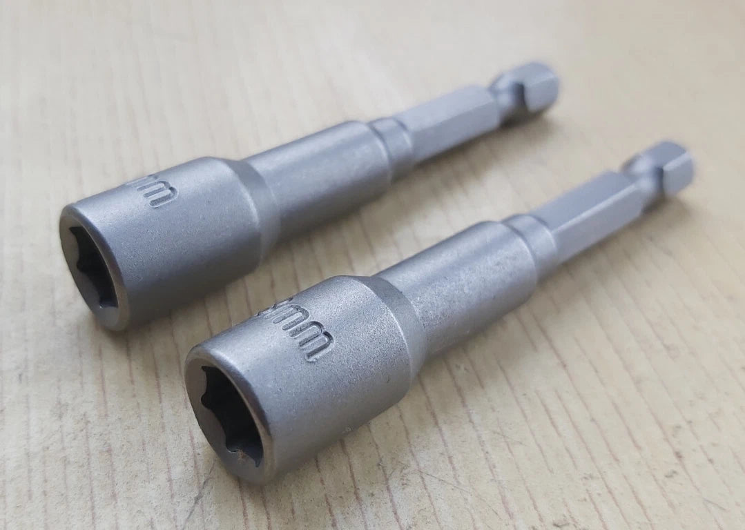 1/4" 8mm 10mm 13mm Hex Magnetic Nut Driver for Impact Drill Coach Bolts Screws