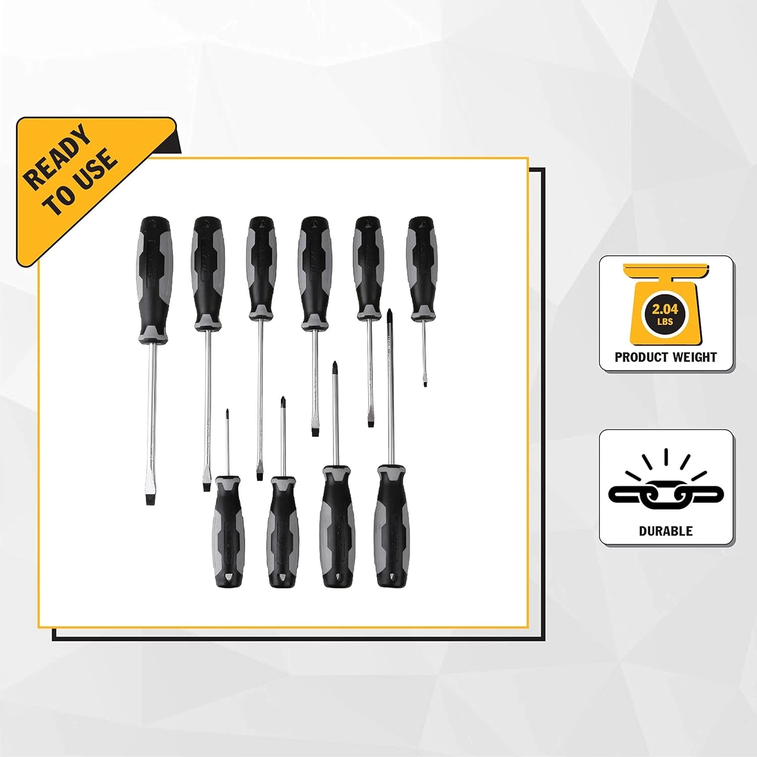 10-Piece Screwdriver Set, 88-733