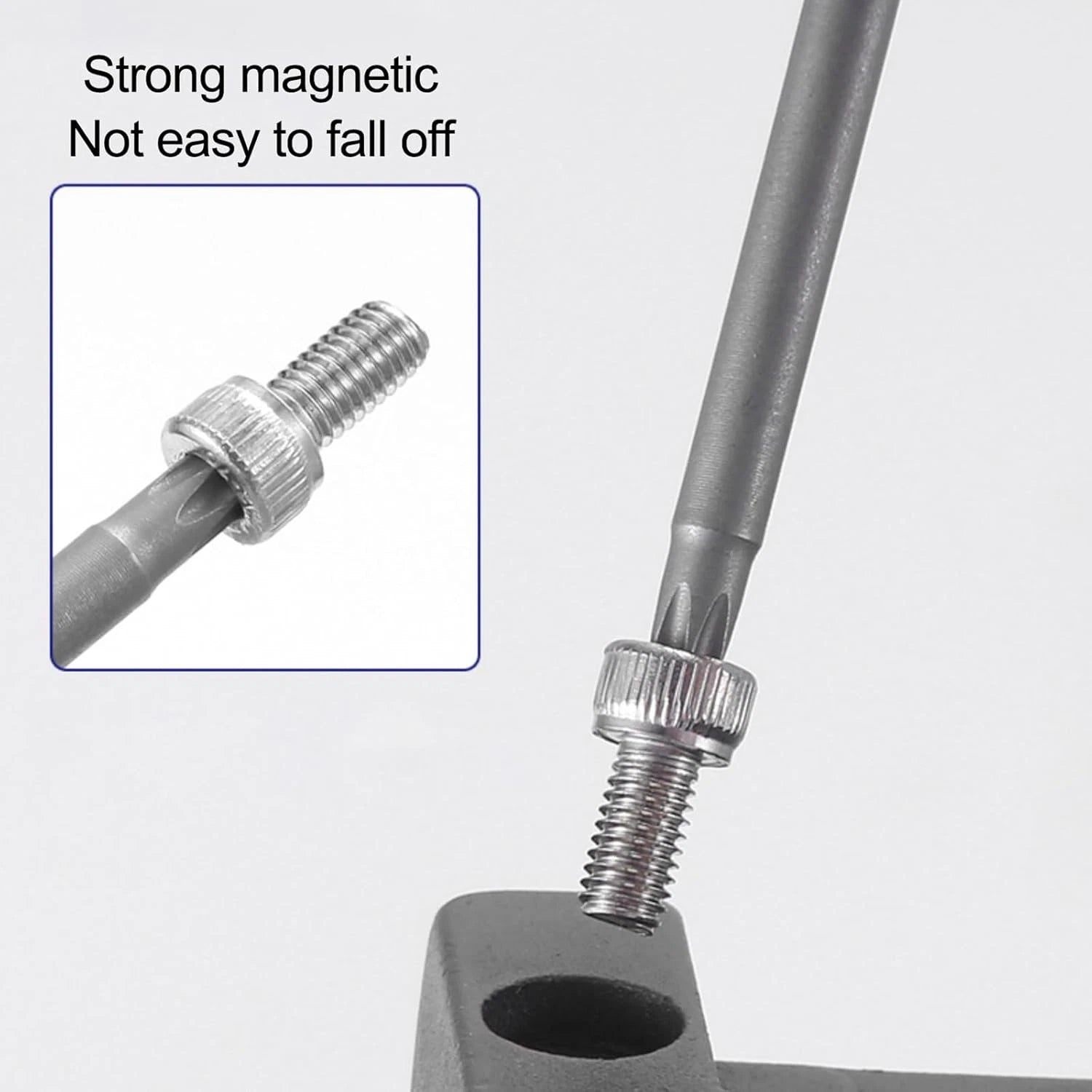 11x Torx Star Head Hex Shank Screwdriver Drill Bit Tool Set Driver Large Torque