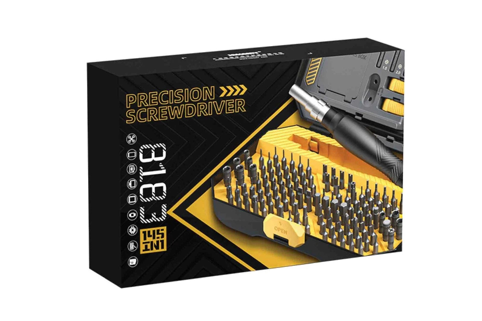 145-in-1 Professional Magnetic Mini Screwdriver Kit / Repair Tool Kit