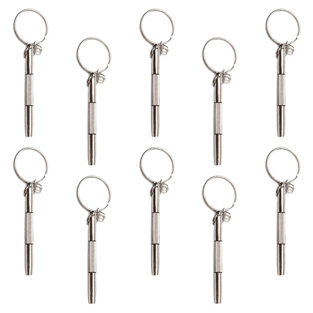 10 Pcs Repair Tool Set Screwdriver Mini Eyeglass Watch Kit Sunglasses Tools