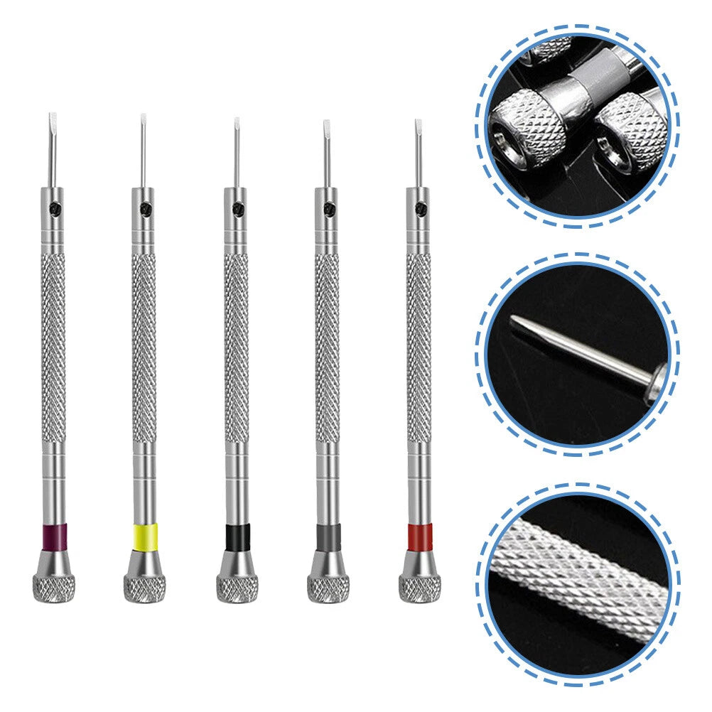 5 Pcs Screwdriver Precise Screwdrivers Eyeglass Repair Screwdrivers Tools Set