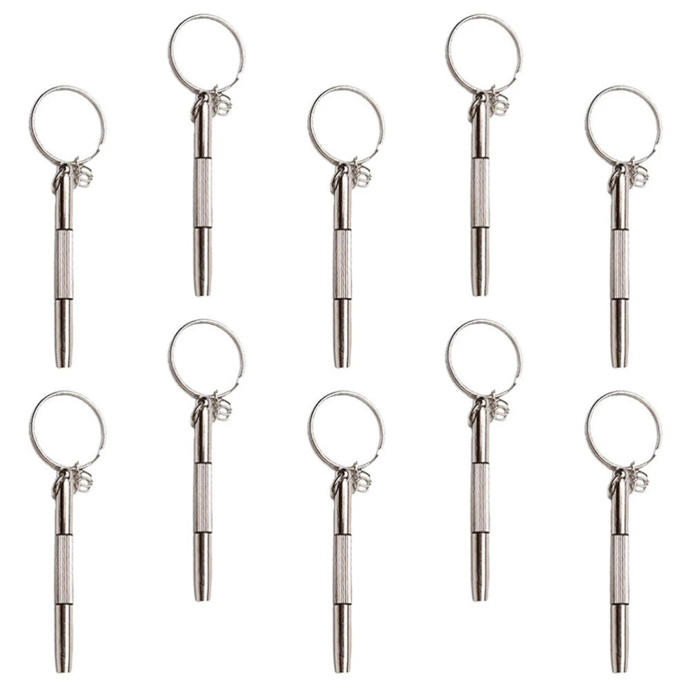 10 Pcs Repair Tool Set Screwdriver Mini Eyeglass Watch Kit Sunglasses Tools