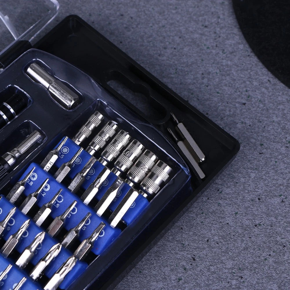 58 in Screwdriver Set Eyeglass Repair Tool Kit Tiny Magnetic Bits