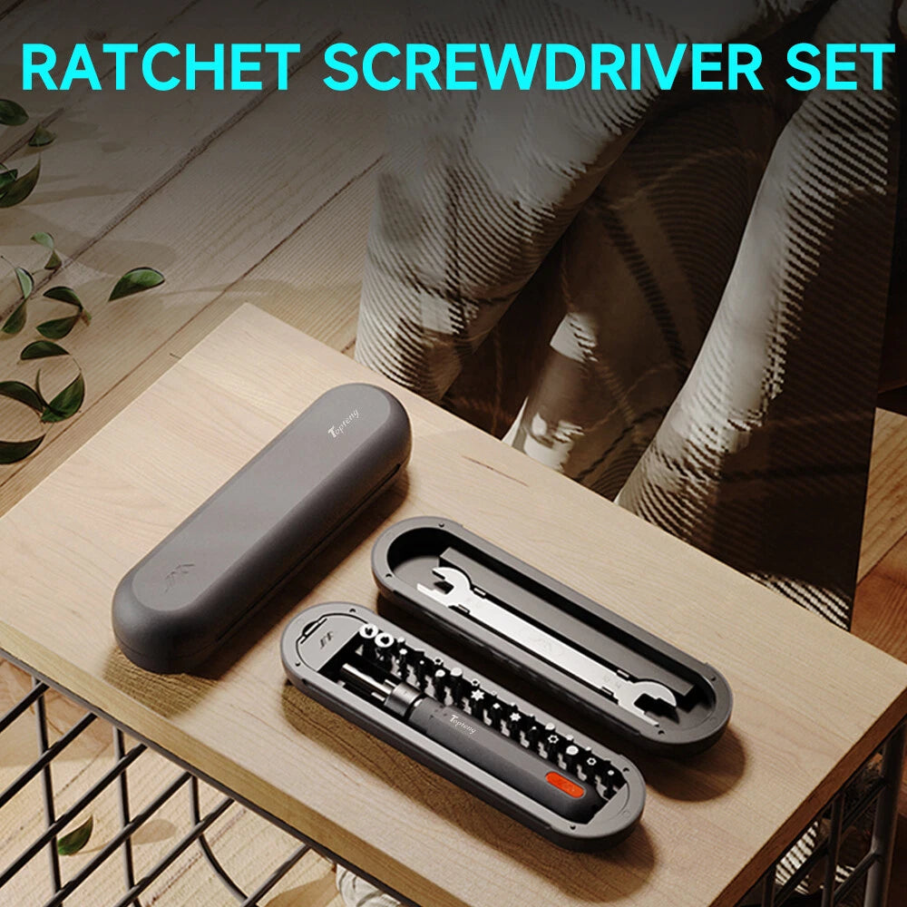 28-in-1 Multifunctional 50Nm Torque Ratchet Screwdriver Set E0