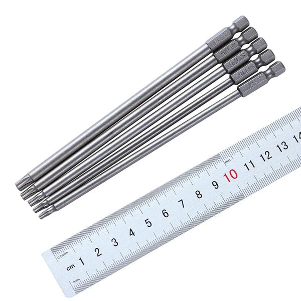 5 Pcs Batch Tool Torque Bits Set Screw Driver Drill Star Screwdriver