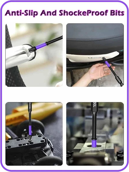 30X Magnetic Anti-Slip PH2 Impact Driver Phillips Screwdriver Drill Bit Tool Set