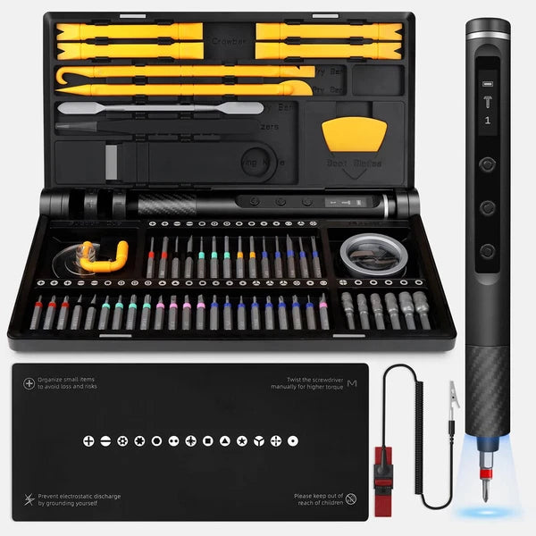 71 in 1 Precision Electric Screwdriver Set Cordless with PC Phone Repair Kit