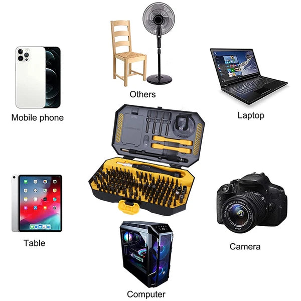 145 in 1 Magnetic Precision Screwdriver Set PC Computer Phone Repair Tool Kit