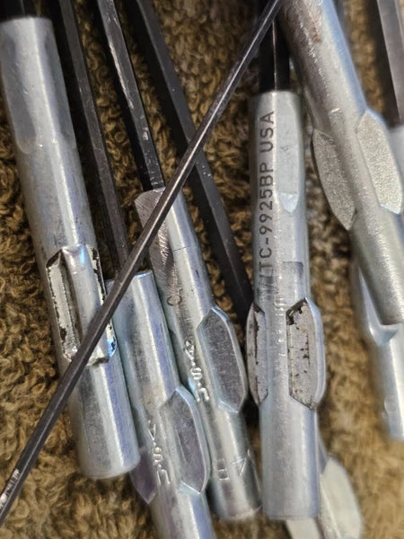 10 Piece Xcelite Hex Allen Nut Driver Set Screwdriver 99 Series Bit 26 25 964 24