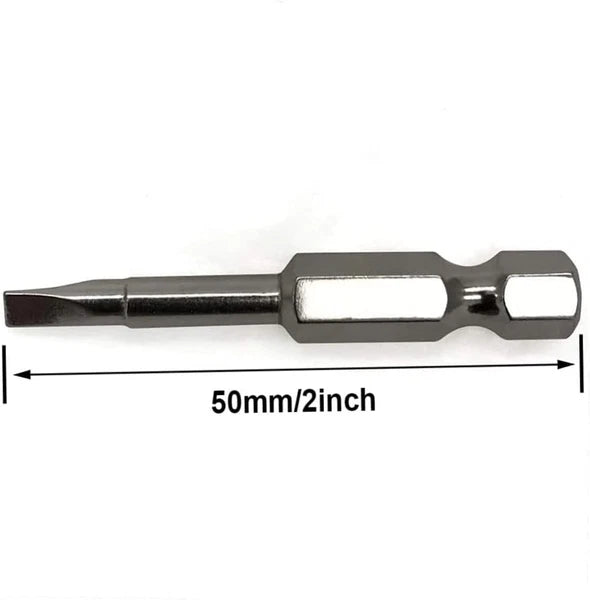 6 Pcs 50Mm 1/4 Hex Shank Magnetic Triangle Head Screwdriver Bit Set S2 Steel Scr