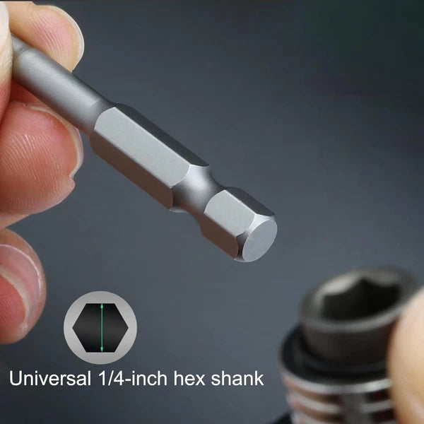 11x Torx Star Head Hex Shank Screwdriver Drill Bit Tool Set Driver Large Torque