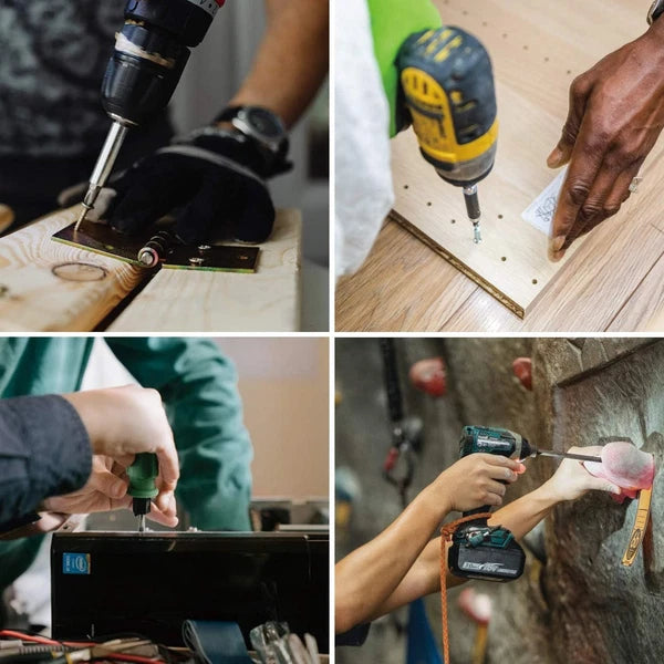 11x Torx Star Head Hex Shank Screwdriver Drill Bit Tool Set Driver Large Torque