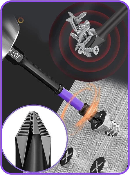 30X Magnetic Anti-Slip PH2 Impact Driver Phillips Screwdriver Drill Bit Tool Set