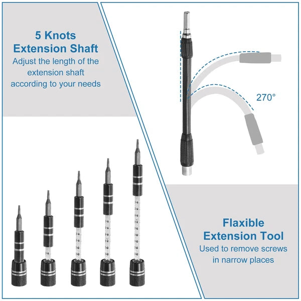116 in 1 Magnetic Precision Screwdriver Set Electronics Repair Tools Kit, Green