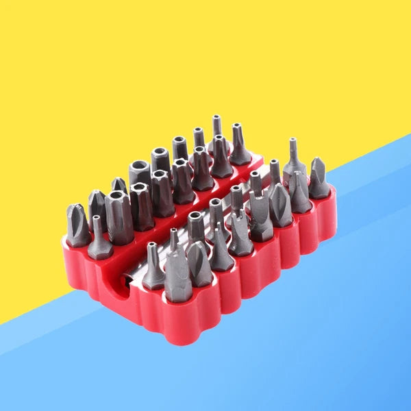 33 Pcs Hexagon Bit Screw Driver Set Hexagonal Drill Magnetic Extension Bits