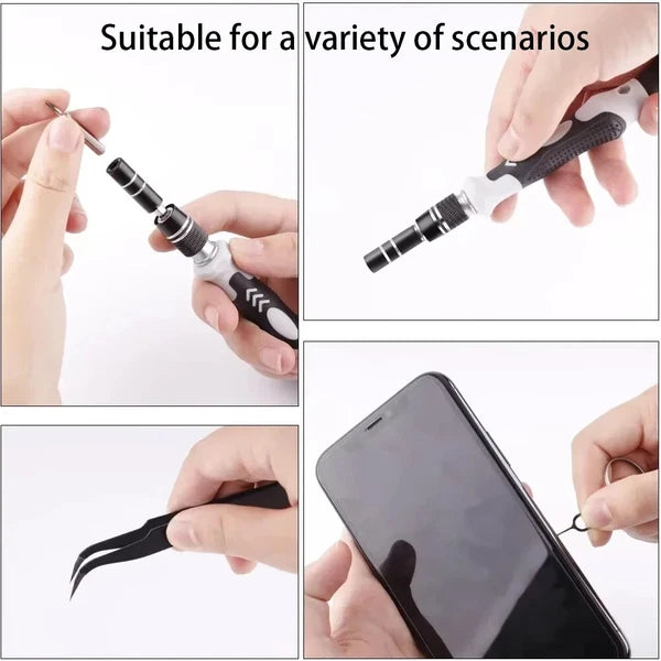 115 in 1 Precision Screwdriver Set PC Phone Laptop Electronics Repair Tool Kit