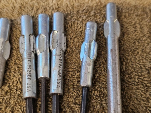 10 Piece Xcelite Hex Allen Nut Driver Set Screwdriver 99 Series Bit 26 25 964 24