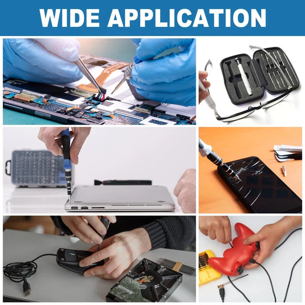 116 in 1 Magnetic Precision Screwdriver Set Electronics Repair Tools Kit, Green