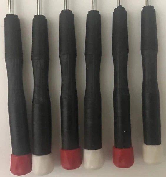 6pc Precision Screwdriver Set-Different Sizes/Heads-Long Reach Screwdrivers