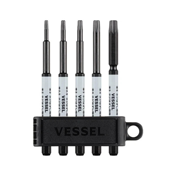 VESSEL Screw Removal Bit Hazucell Series Hazucell Hex Bit Set of 5 Oppos HZ5P-01