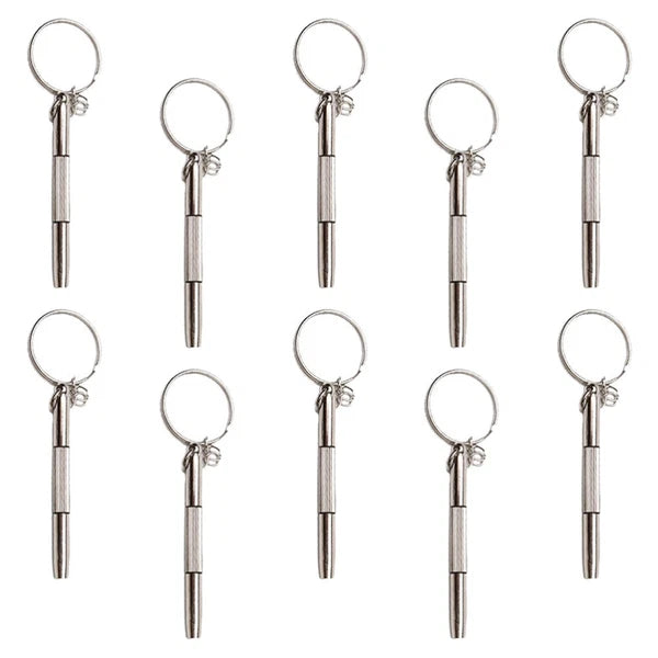 10 Pcs Repair Tool Set Screwdriver Mini Eyeglass Watch Kit Sunglasses Tools