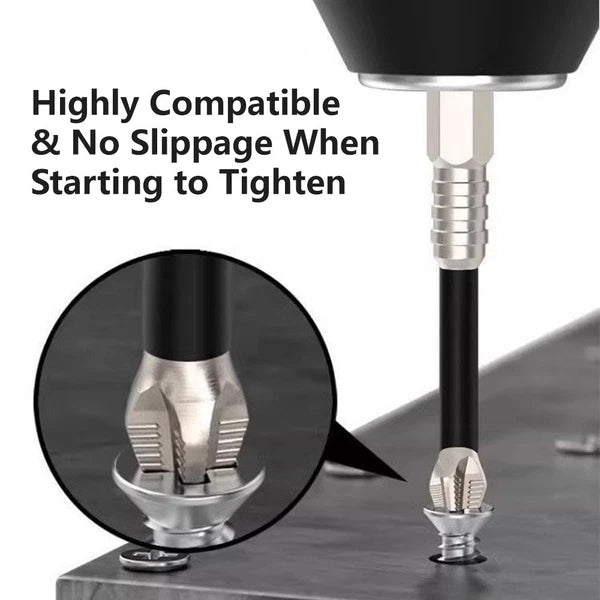 6pcs High-Magnetic Screwdriver Drill Bit Set Anti-Slip Magnetic Screwdriver Set