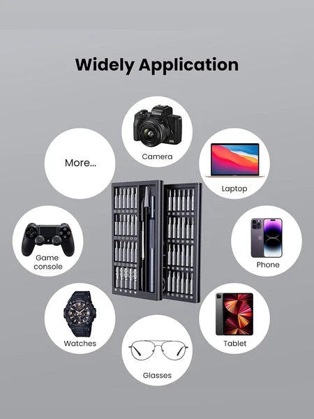 50-in-1 Magnetic Precision Screwdriver Set - Ergonomic Tool Kit for Electronics