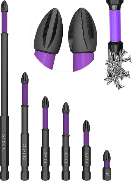 30X Magnetic Anti-Slip PH2 Impact Driver Phillips Screwdriver Drill Bit Tool Set