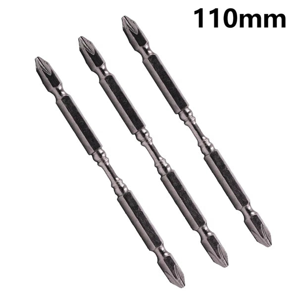 5pcs 110mm Double Head Screwdriver Bit Magnetic Electric Screw Driver Hand Tools