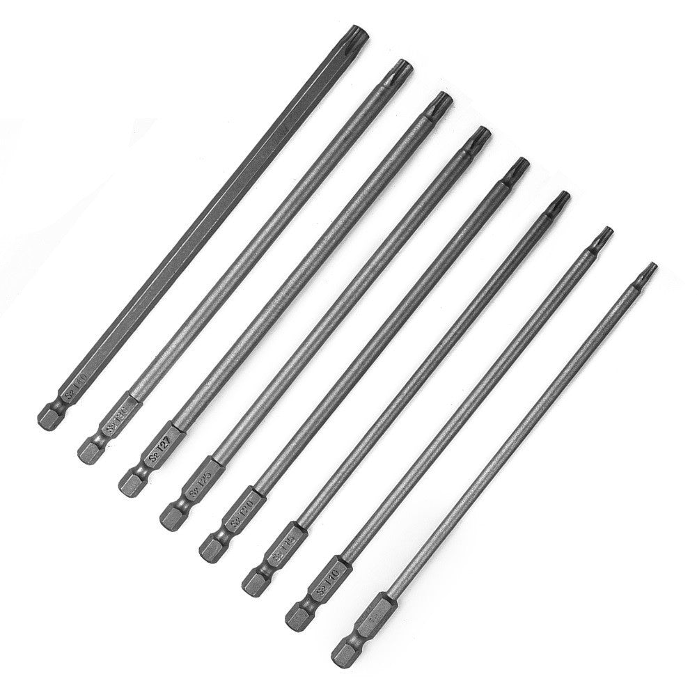 Magnetic Torx Screwdriver Bit Set for Enhanced Productivity 150mm Long