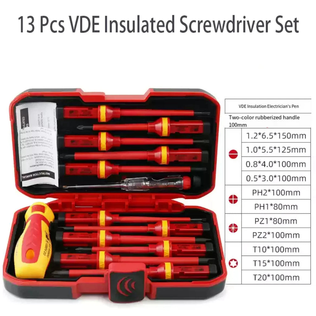 Slotted Magnetic Screw Driver Bits Kit and Magnetic Slotted Bits Repair Tool New